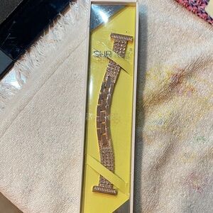 Rose Gold Rhinestone Apple Watch Band